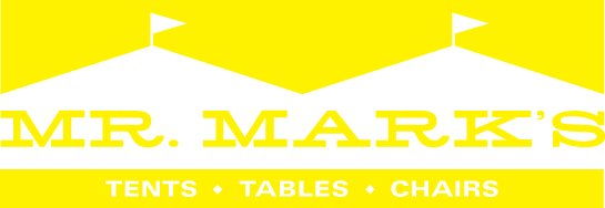Mr. Mark's Tents, Tables & Chairs Logo